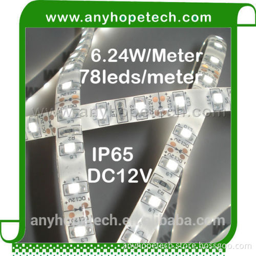 2015 popular SMD3528 78leds per 5m 6500K waterproof led strip addressable